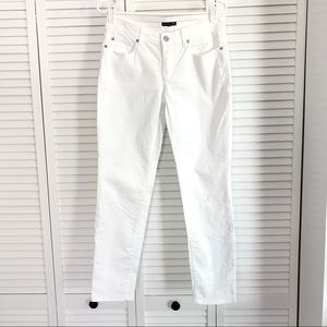 Eileen Fisher Organic Cotton Jeans White S 4